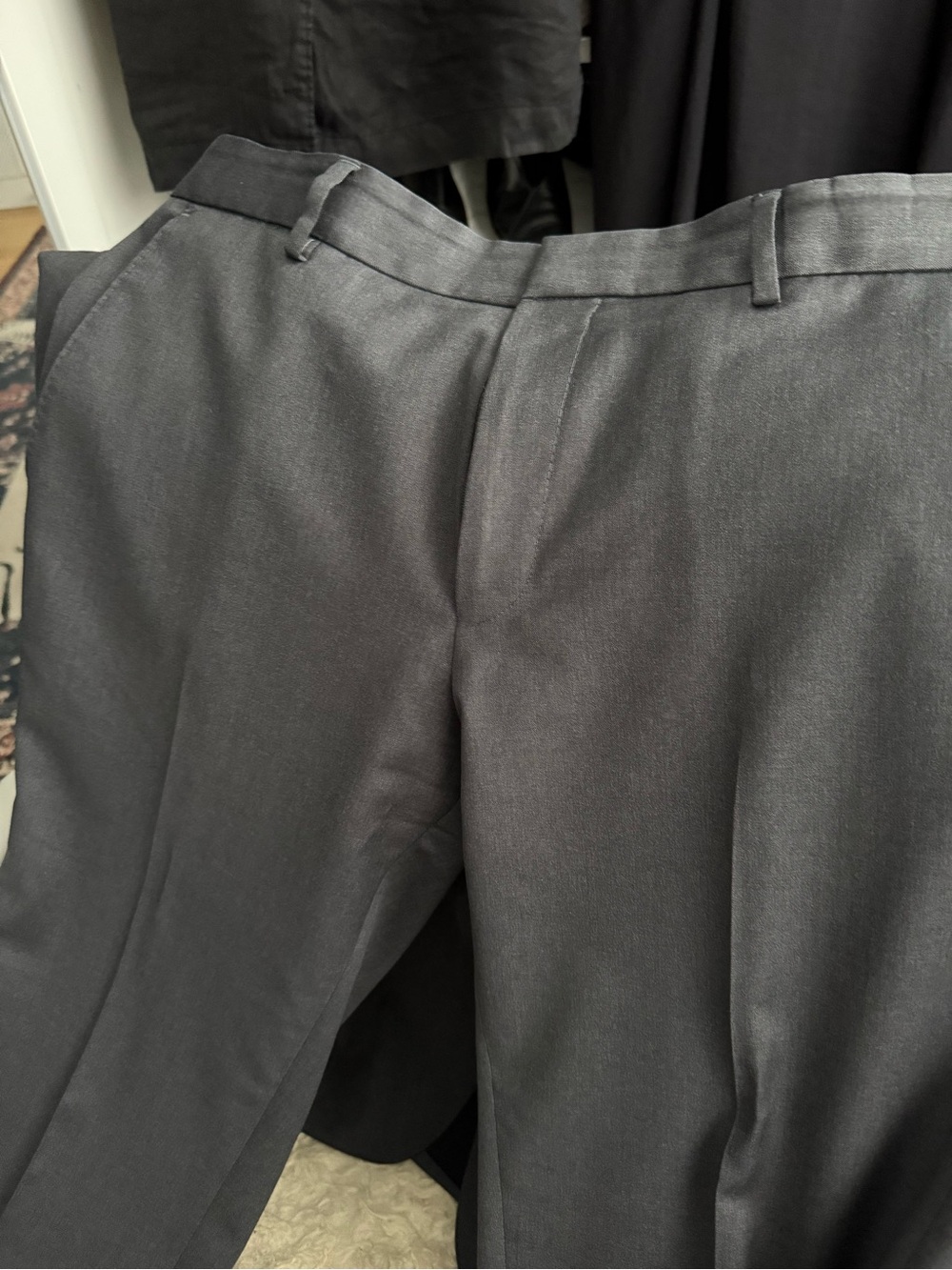 BOSS ONE Men's Charcoal Gray SUIT - Picture 9 of 12